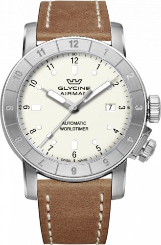 Glycine GL0061 : Airman 42 Automatic Stainless Steel / White