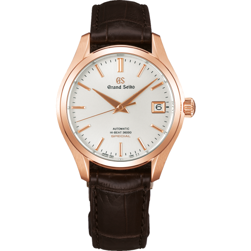 Grand Seiko SBGH222 : Automatic Hi Beat 36000 Special Pink Gold / White / Strap