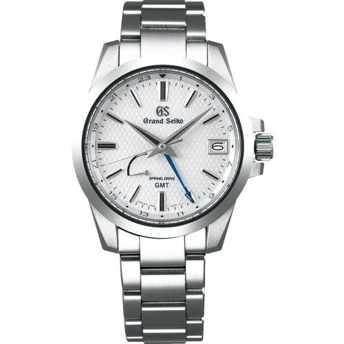 Grand Seiko SBGE209 : Spring Drive GMT Stainless Steel / White / Bracelet