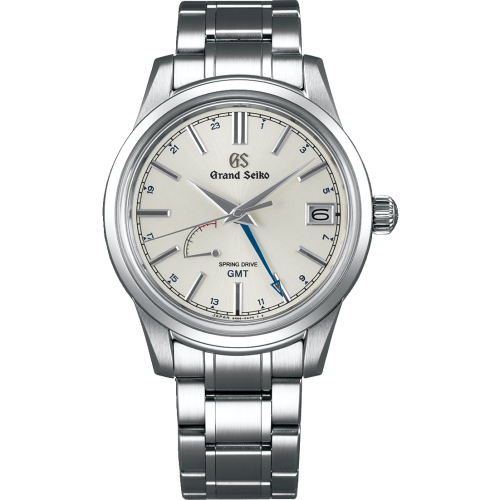 Grand Seiko SBGE225 : Spring Drive GMT Stainless Steel / Silver / Bracelet