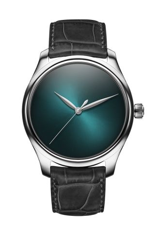 H. Moser & Cie 1200-1213 : Endeavour Centre Seconds Stainless Steel / Blue Lagoon Concept