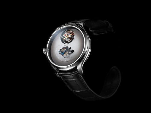 H. Moser & Cie 1810-1203 : Endeavour Cylindrical Tourbillon MB&F Off-White