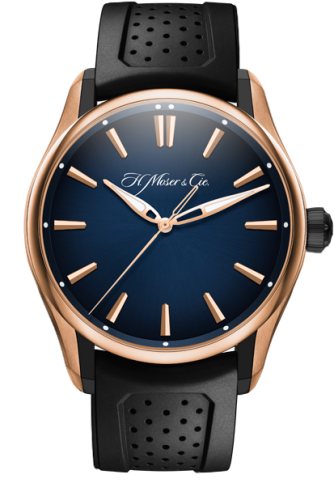 H. Moser & Cie 3200-0903 : Pioneer Centre Seconds Red Gold / Midnight Blue