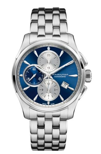 Hamilton H32596141 : Jazzmaster Automatic Chronograph 42 Stainless Steel / Blue / Bracelet