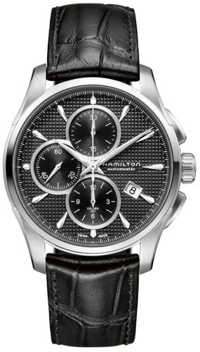 Hamilton H32596731 : Jazzmaster Automatic Chronograph 42 Stainless Steel / Black