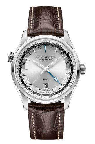 Hamilton H32605551 : Jazzmaster GMT 42mm Silver Dial