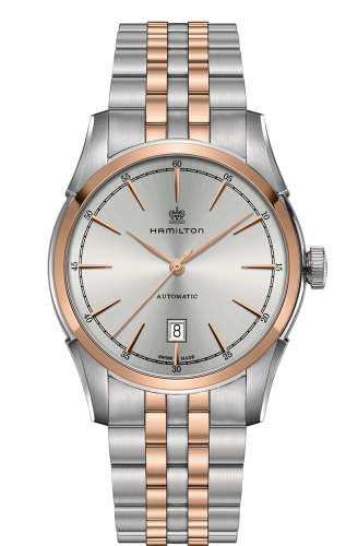 Hamilton H42425151 : Spirit Of Liberty Automatic  42 Stainless Steel - Rose Gold / Silver / Bracelet