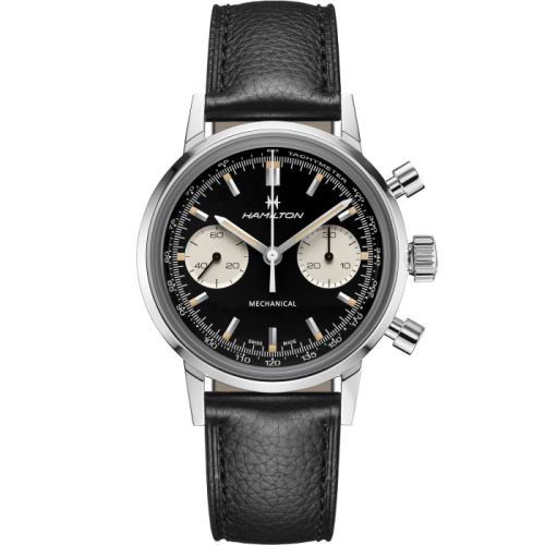 Hamilton H38429730 : Intra-Matic Chronograph H Stainless Steel / Black