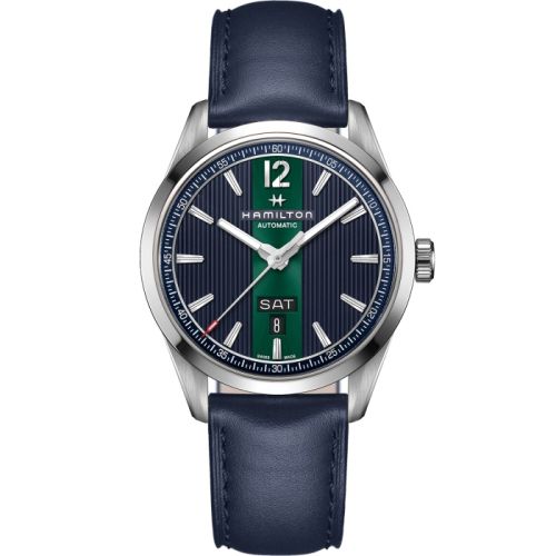 Hamilton H43515641 : Broadway Day Date Automatic Steel / Blue