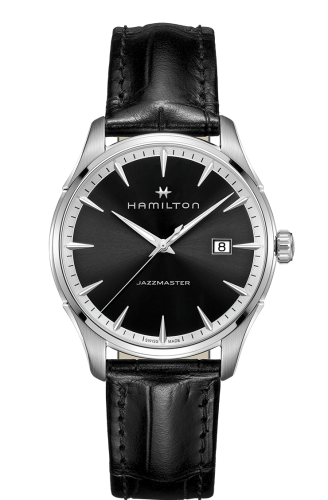 Hamilton H32451731 : Jazzmaster Quartz Stainless Steel / Black