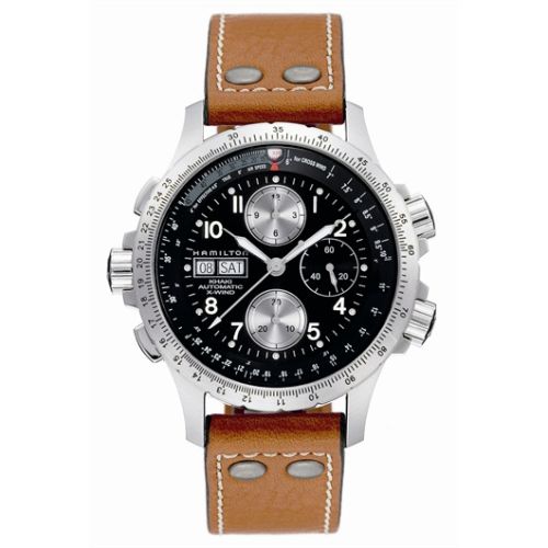 Hamilton H77616533 : Khaki Aviation X-Wind Stainless Steel / Black