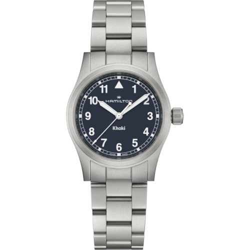 Hamilton H69301140 : Khaki Field Quartz 33 Stainless Steel / Blue / Bracelet