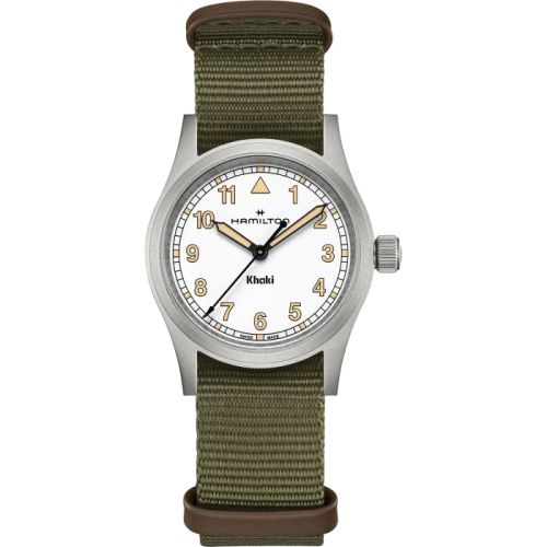 Hamilton H69301910 : Khaki Field Quartz 33 Stainless Steel / White