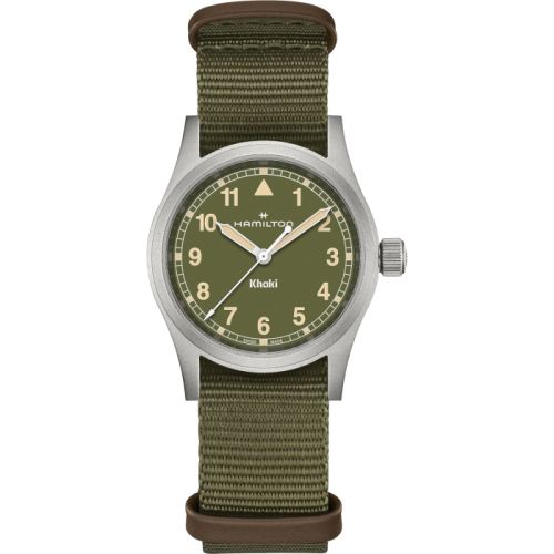 Hamilton H69301960 : Khaki Field Quartz 33 Stainless Steel / Green