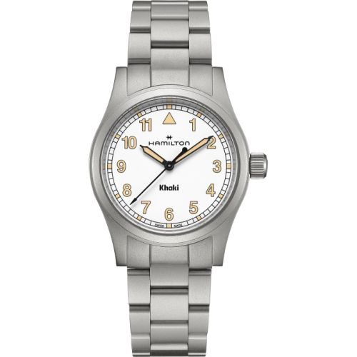 Hamilton | H69401110 : Khaki Field Quartz 38 Stainless Steel / White / Bracelet