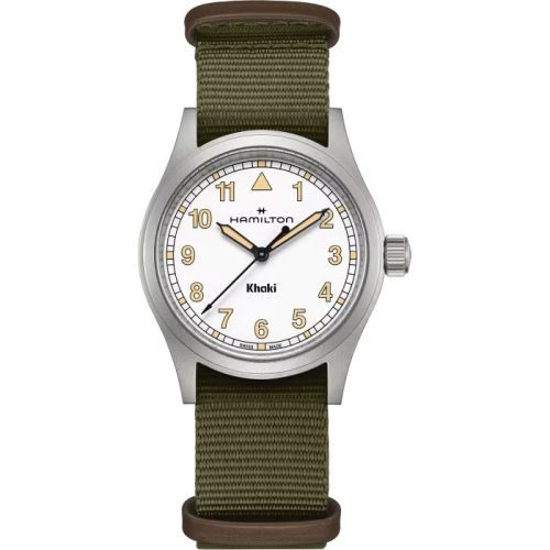 Hamilton H69401910 : Khaki Field Quartz 38 Stainless Steel / White