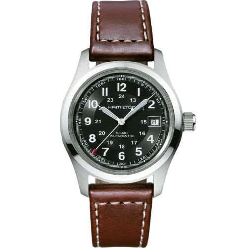 Hamilton H70455533 : Khaki Field Automatic 38 Stainless Steel / Black