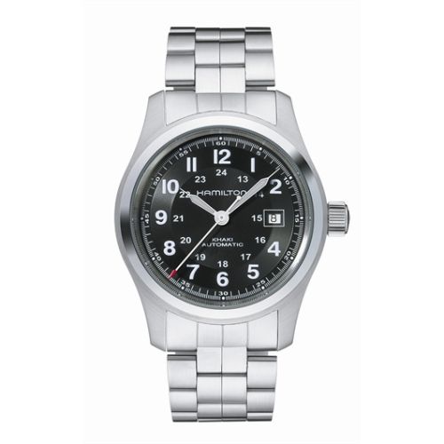 Hamilton H70515137 : Khaki Field Automatic Stainless Steel / Black / Bracelet