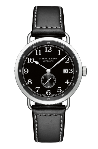 Hamilton H78415733 : Pioneer Small Second Auto 40 Stainless Steel / Black