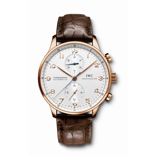 IWC IW3714-02 : Portuguese Chrono-Automatic Rose Gold / Silver