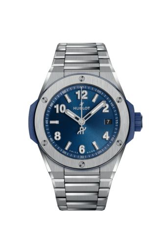 Hublot 457.NX.7170.NX : Big Bang Integrated 38 Time Only Titanium / Blue