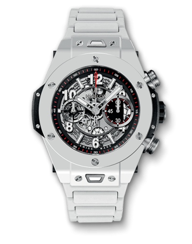 Hublot 411.HX.1170.HX : Big Bang Unico 45 White Ceramic / Bracelet