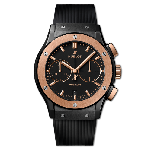 Hublot 521.CO.1181.RX : Classic Fusion 45 Chronograph Ceramic / King Gold