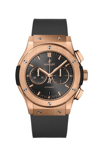 Hublot 541.OX.7080.RX : Classic Fusion 42 Chronograph King Gold / Racing Grey / Rubber