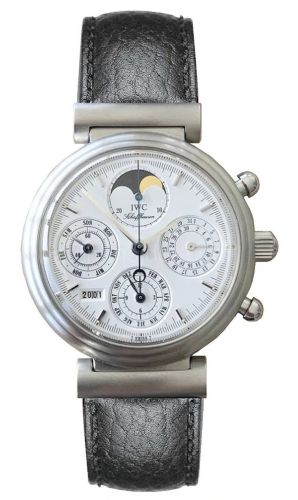 IWC IW3750-10 : Da Vinci Perpetual Stainless Steel / White / German