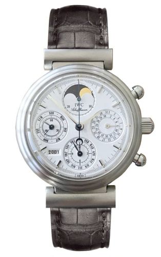 IWC IW3750-11 : Da Vinci Perpetual Stainless Steel / White / German