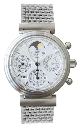 IWC IW3750-22 : Da Vinci Perpetual Stainless Steel / White / French ...