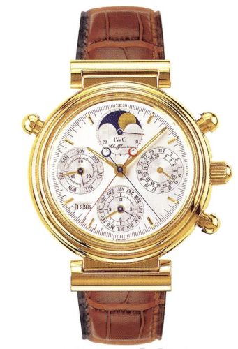 IWC IW3751-06 : Da Vinci Perpetual Rattrapante Yellow Gold / Silver / Italian