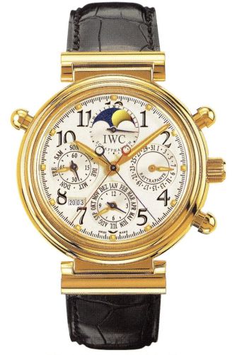 IWC IW3754-02 : Da Vinci Perpetual Rattrapante Rose Gold / Silver / Italian