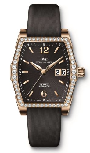 IWC IW4523-22 : Da Vinci Automatic Midsize Rose Gold / Diamond / Black