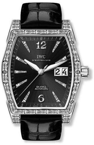 IWC IW4523-31 : Da Vinci Automatic Midsize White Gold / Baguette / Black