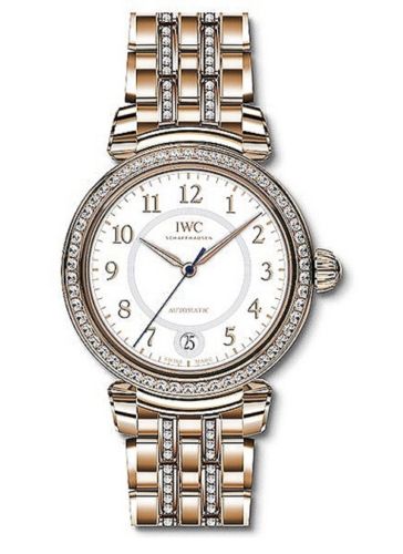 IWC IW4583-15 : Da Vinci 36 Automatic Red Gold / Diamond / Silver / Bracelet