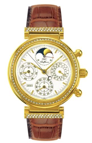 IWC IW8153-04 : Da Vinci Perpetual Yellow Gold / Diamond / White / French