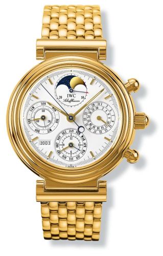 IWC IW9252-01 : Da Vinci Perpetual Yellow Gold / White / German / Bracelet