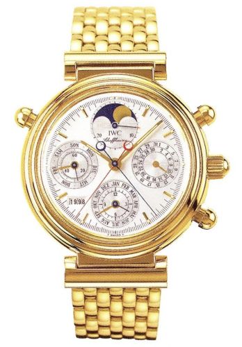 IWC IW9254-04 : Da Vinci Perpetual Rattrapante Yellow Gold / Silver / French / Bracelet