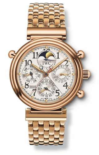 IWC IW9272-02 : Da Vinci Perpetual Rattrapante Rose Gold / Silver / Italian / Bracelet