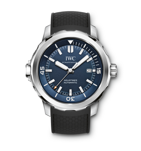IWC IW3290-05 : Aquatimer Automatic Stainless Steel / Blue / Rubber / Expedition Jacques-Yves Cousteau