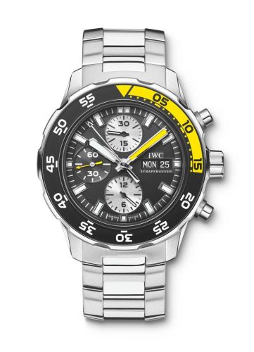 IWC IW3767-01 : Aquatimer Chronograph Stainless Steel / Black / Bracelet