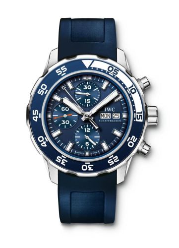 IWC IW3767-11 : Aquatimer Chronograph Stainless Steel / Blue / Rubber