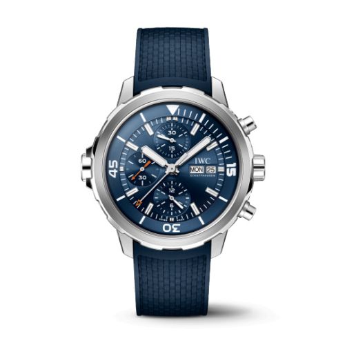 IWC IW3768-06 : Aquatimer Chronograph Stainless Steel / Blue / Rubber