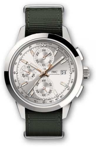 IWC IW3808-AM : Ingenieur Chronograph Custom Stainless Steel / Silver-Gold / NATO