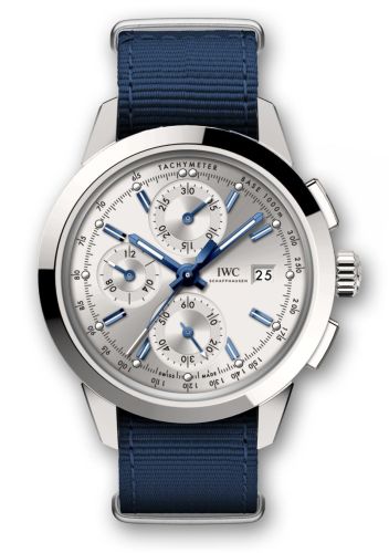 IWC IW3808-AT : Ingenieur Chronograph Custom Stainless Steel / Silver-Blue / NATO