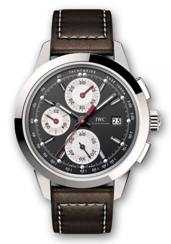 IWC IW3808-BZ : Ingenieur Chronograph Custom Stainless Steel / Black-Silver-Red / Calf