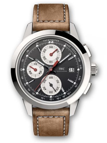 IWC IW3808-CA : Ingenieur Chronograph Custom Stainless Steel / Black-Silver-Red / Calf