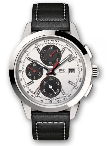 IWC IW3808-CK : Ingenieur Chronograph Custom Stainless Steel / Silver-Black-Red / Calf