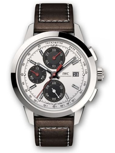 IWC IW3808-CL : Ingenieur Chronograph Custom Stainless Steel / Silver-Black-Red / Calf